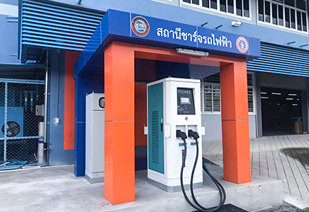 與PTT合作直流120kW